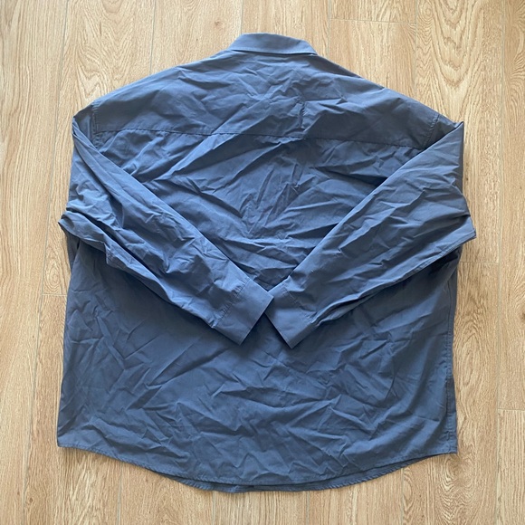 Mens dark grey oversized Asos shirt size M - Picture 2 of 7